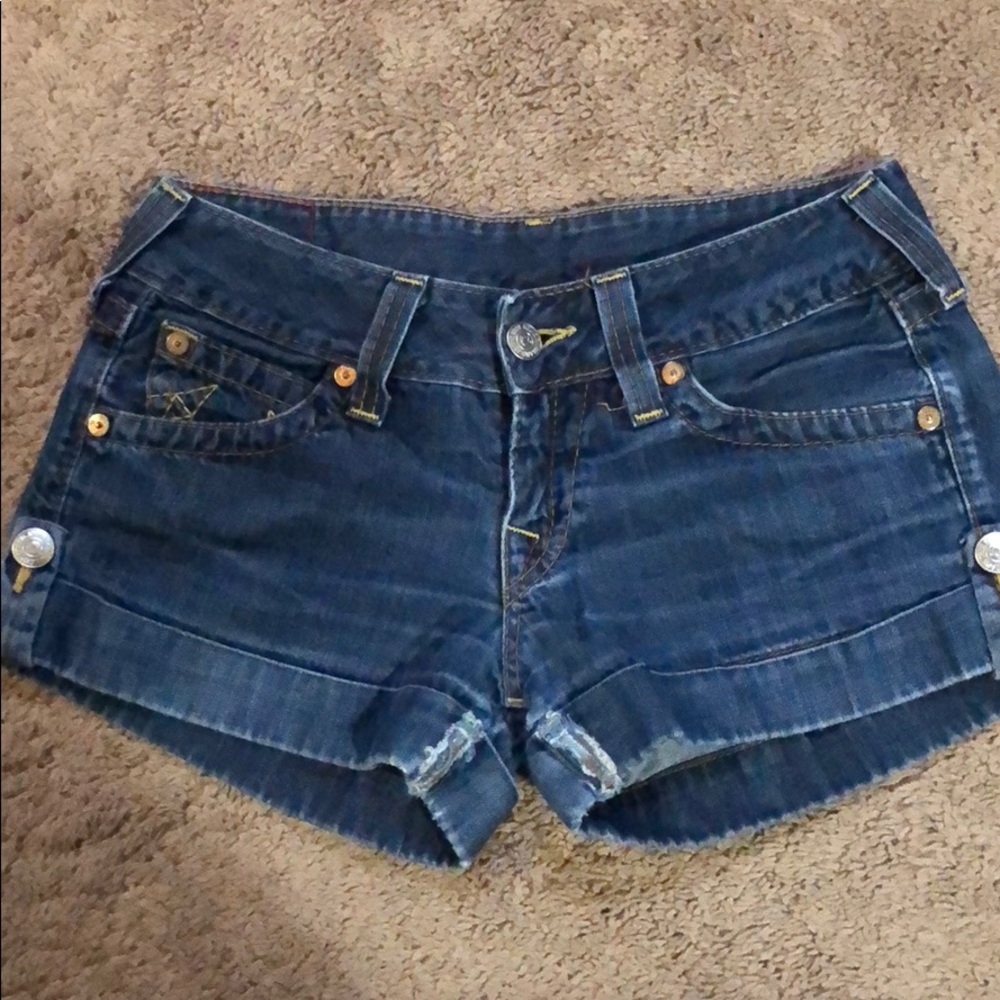 True Religion jean shorts